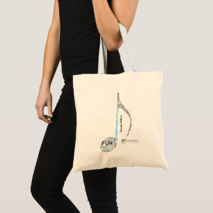 TWCD - Wörter Hinweis Blue Tote Bag Tragetasche