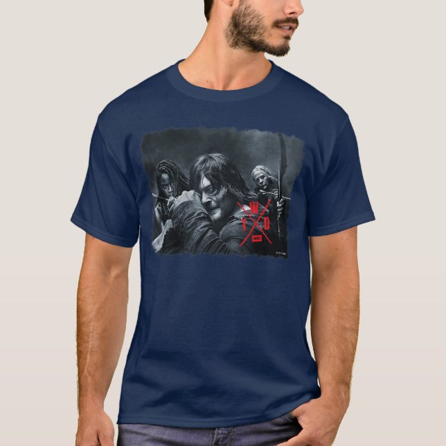 TWD Staffel X Comic Con Geschenk T-Shirt (Vorderseite)