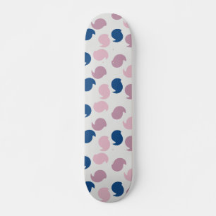 Tweaked Circles Pattern Design Skateboard