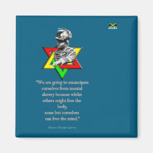Tweaks Kleidung - Marcus Mosiah Garvey Zitat - Jam Magnet