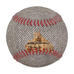 Tweed Baseball Eichhörnchen-Logo - HAMbyWhiteGlove