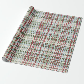 Tweed Karo - Eingeschneit Weihnachten Geschenkpapier