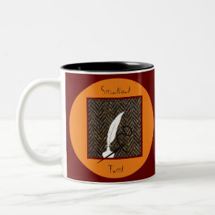Tweed-Tasse Zweifarbige Tasse