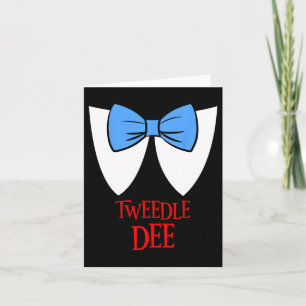Tweedle Dee Costume Halloween Märchenfigur Karte