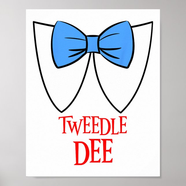 Tweedle Dee Costume Halloween Märchenfigur Poster (Vorne)