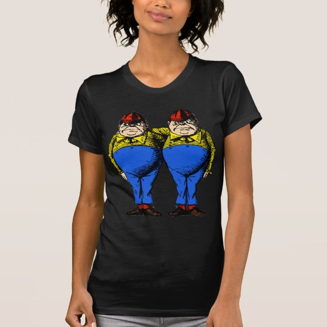 Tweedle Dee und Tweedle Dum T-Shirt (Vorderseite)