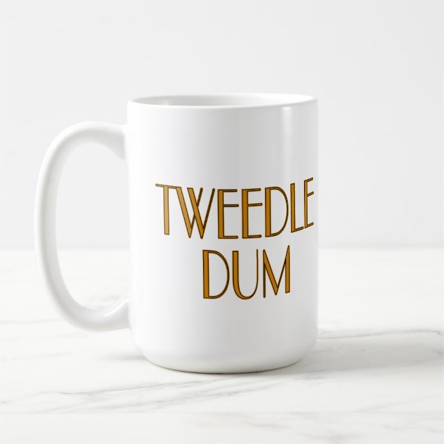 Tweedle Dee und Tweedle Dum Tasse (Links)