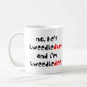 Tweedlede und Tweedledum Kaffeetasse