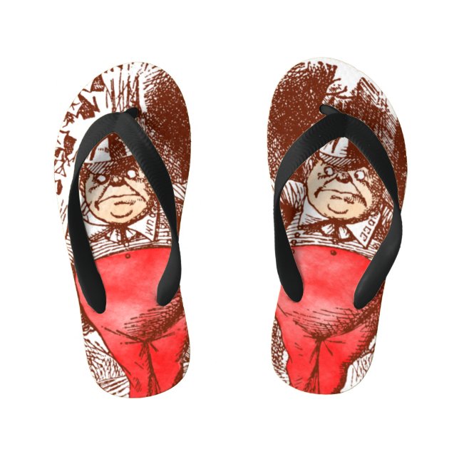 Tweedledee und Tweedledum Kid's Flip Flops (Fußbett)