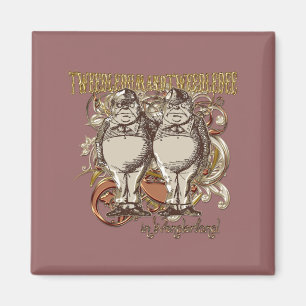 Tweedledum & Tweedledee Carnivale Style Gold Ver. Magnet