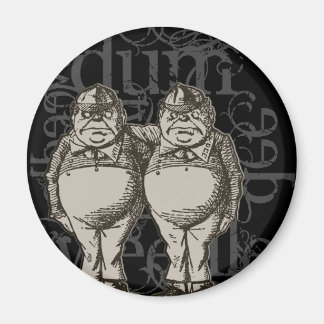 Tweedledum & Tweedledee Grunge (Single Abbildung) Magnet