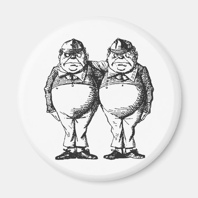 Tweedledum & Tweedledee Magnet (Vorne)