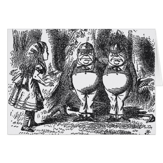Tweedledum und Tweedledee (Vorderseite (Horizontal))