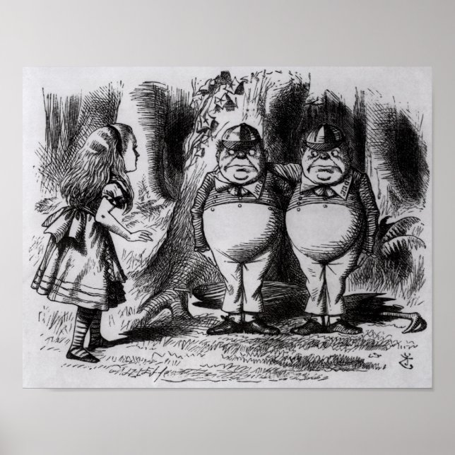 Tweedledum und Tweedledee Poster (Vorne)