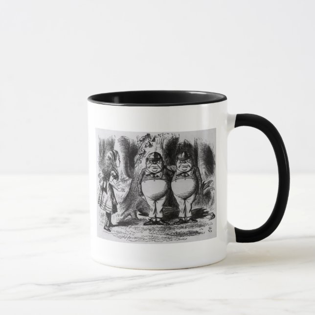 Tweedledum und Tweedledee Tasse (Rechts)