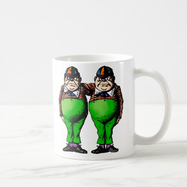 Tweedles Dum u. Dee Kaffeetasse (Rechts)