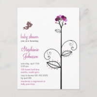 Tweet Bird Lila Bloom Dots Tree Chic Baby Dusche
