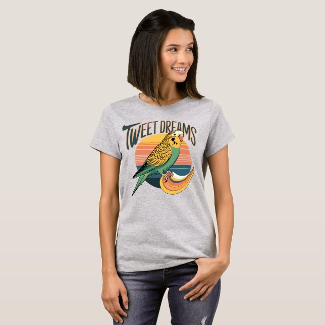 Tweet Dreams - Paraket T-Shirt (Vorne ganz)