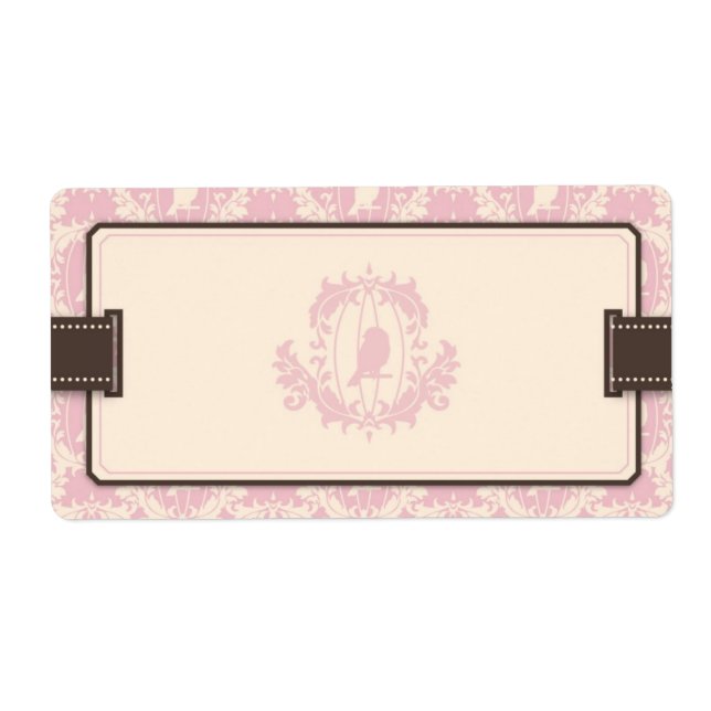 Tweet Tweet Girl Name Tag (Vorne)