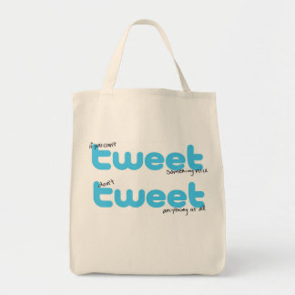 Tweeten Sie tweeten Tragetasche