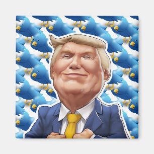 Tweetend besessener Trump Magnet