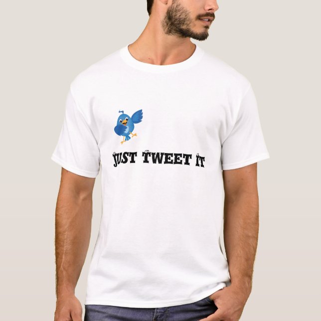 Tweetet gerade es das inspirierte Twitter T-Shirt (Vorderseite)