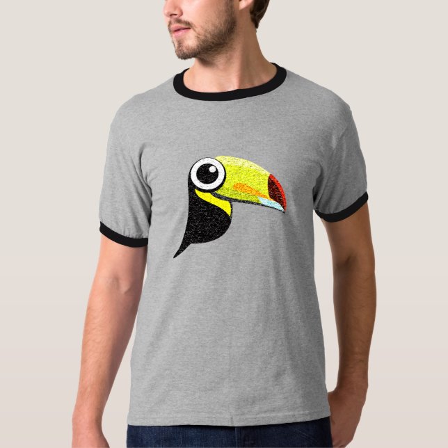 Tweetworks Antiqued Toucan T T-Shirt (Vorderseite)