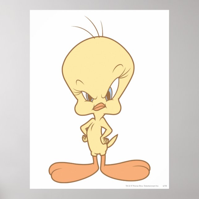 Tweety Angry Poster (Vorne)