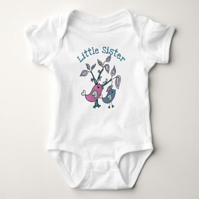 Tweety Birds Little Sister Baby Strampler (Vorderseite)