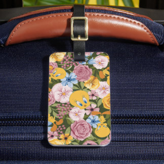 TWEETY™ Blumenstickereimuster Gepäckanhänger