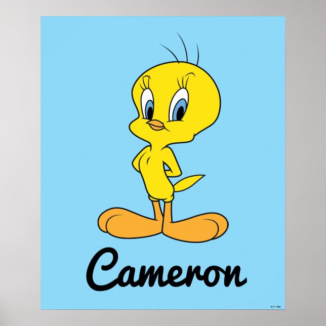 TWEETY™ | Clever Bird Personalized Poster (Vorne)