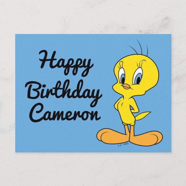 TWEETY™ | Clever Bird Postkarte (Vorderseite)