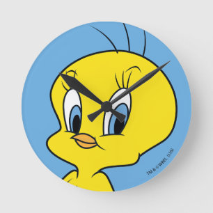 TWEETY™   Clever Bird Runde Wanduhr