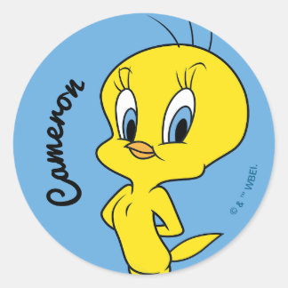 TWEETY™ | Clever Bird Runder Aufkleber