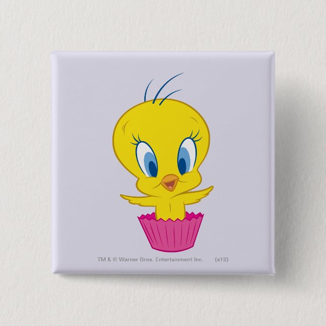 TWEETY™ Cupcake Button (Vorderseite)
