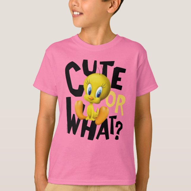 TWEETY™-Cute Or What? T-Shirt (Vorderseite)