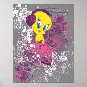 Tweety Djing Poster