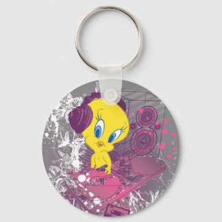 Tweety Djing Schlüsselanhänger
