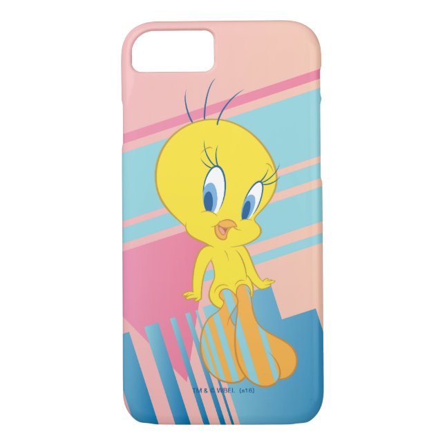 TWEETY™ Dreiecke PinkBG Case-Mate iPhone Hülle (Rückseite)