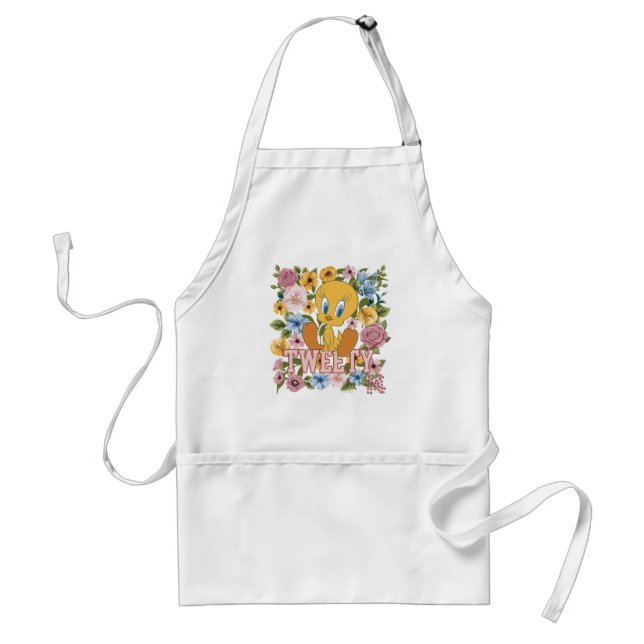TWEETY™ Floral Embroidery Graphic Schürze (Vorne)