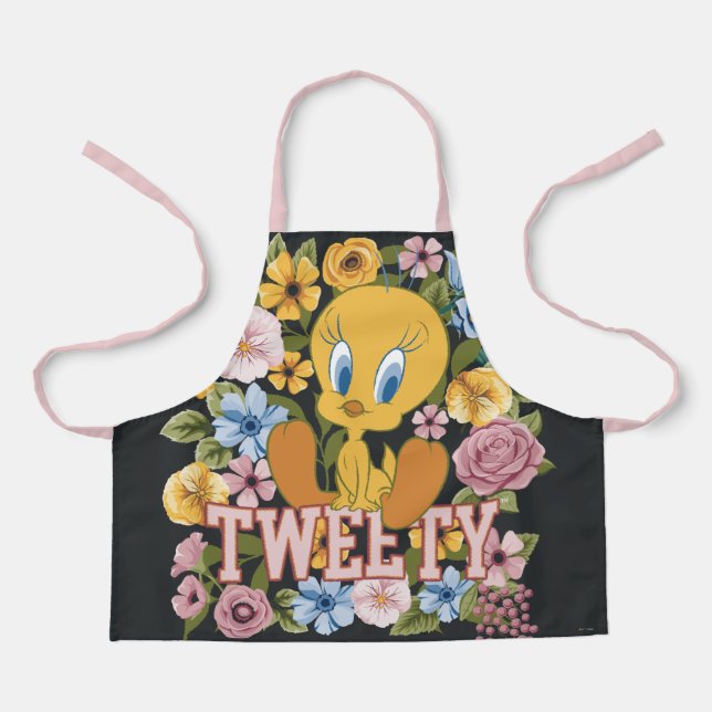 TWEETY™ Floral Embroidery Graphic Schürze (Vorderseite)