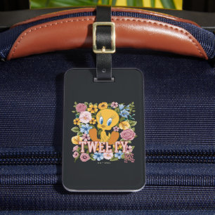 TWEETY™ Florale Stickerei Grafik Gepäckanhänger