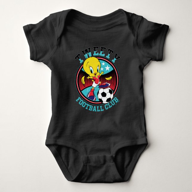 TWEETY™ Football Club Badge Baby Strampler (Vorderseite)