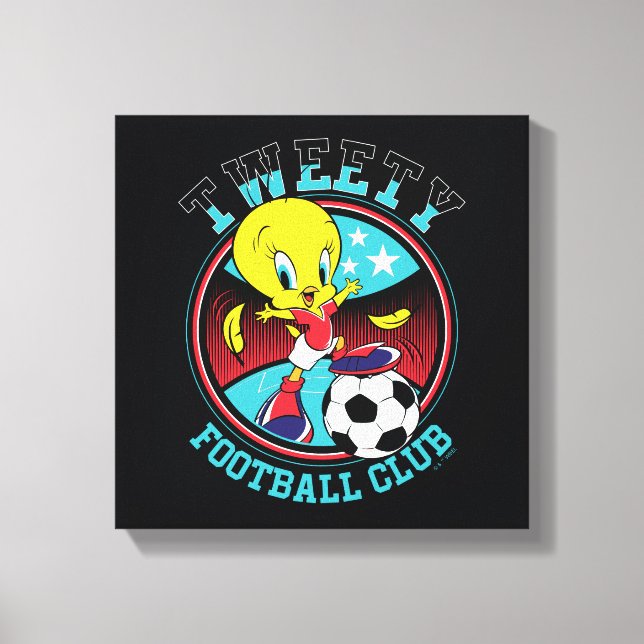 TWEETY™ Football Club Badge Leinwanddruck (Vorderseite)