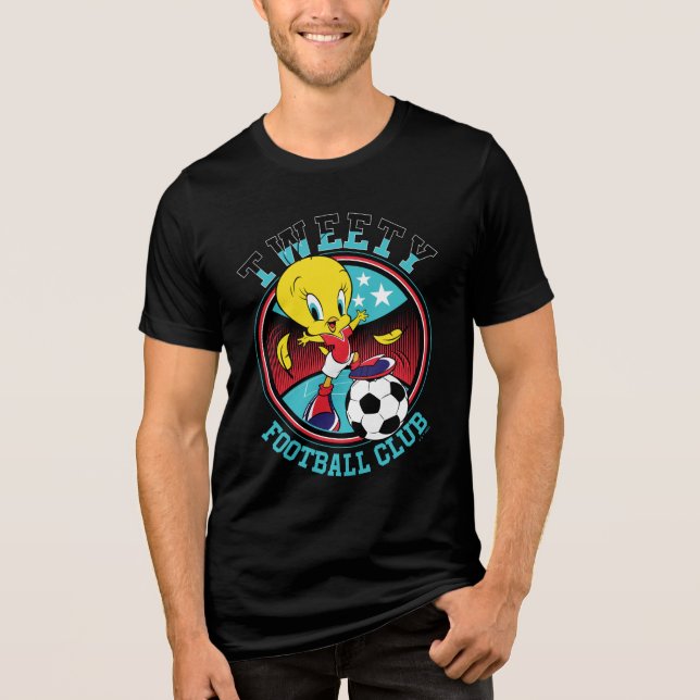 TWEETY™ Football Club Badge Tri-Blend Shirt (Vorderseite)