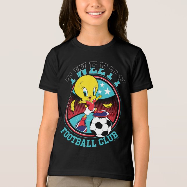 TWEETY™ Football Club Badge Tri-Blend Shirt (Vorderseite)