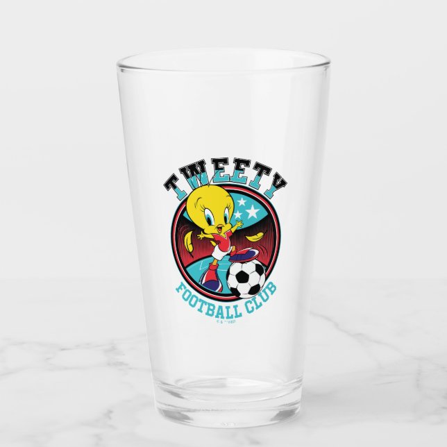 TWEETY™ Fußballclub-Abzeichen Glas (Vorderseite)