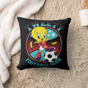 TWEETY™ Fußballclub-Abzeichen Kissen
