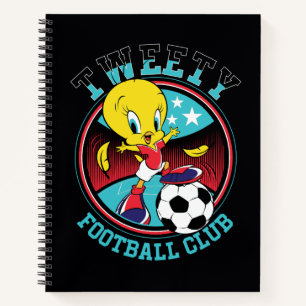 TWEETY™ Fußballclub-Abzeichen Notizbuch