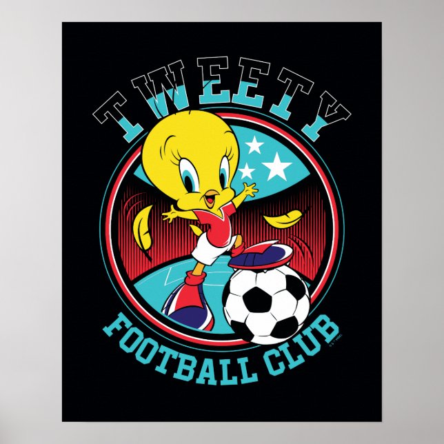 TWEETY™ Fußballclub-Abzeichen Poster (Vorne)